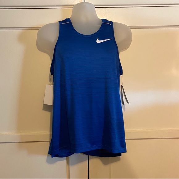 Nike Other - Nike Dri-Fit Running Blue Tank Men’s Small